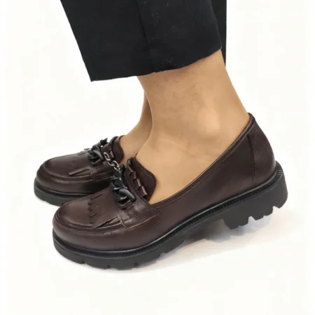 Mariha Elena ženske mokasine smeđe