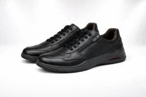 Pegada muške patike crne – prirodna koža, Ljeto 2026 - 46