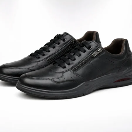 Pegada muške patike crne – prirodna koža, Ljeto 2026