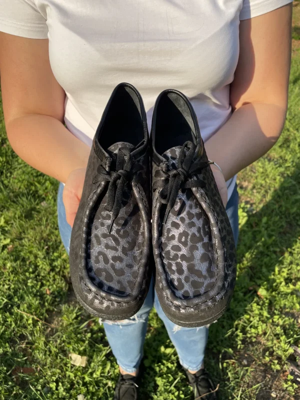 Sebago ženske cipele leopard dezen sivo-crna – prirodna koža, Jesen-Zima 2025 - Image 5