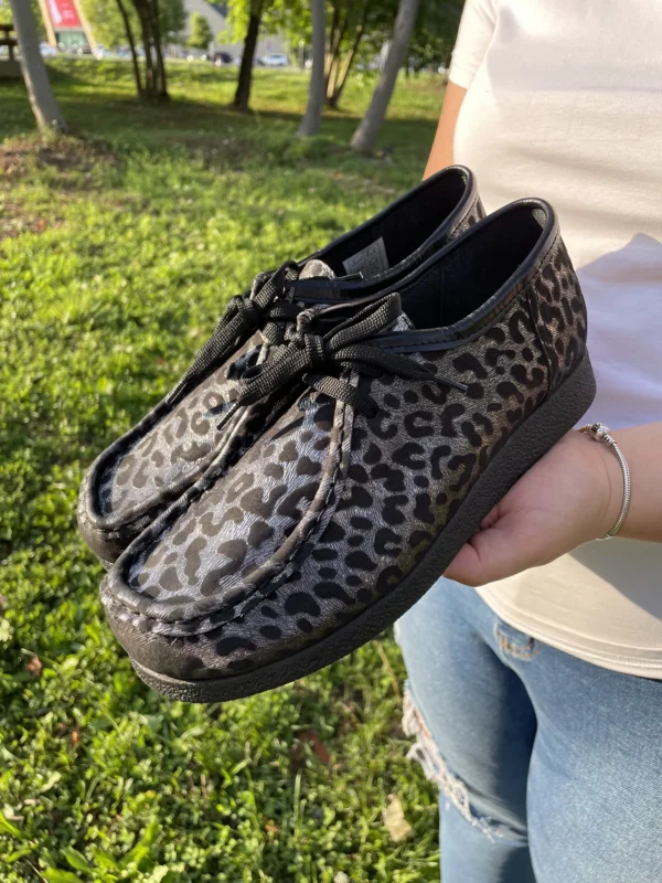 Sebago ženske cipele leopard dezen sivo-crna – prirodna koža, Jesen-Zima 2025 - Image 6
