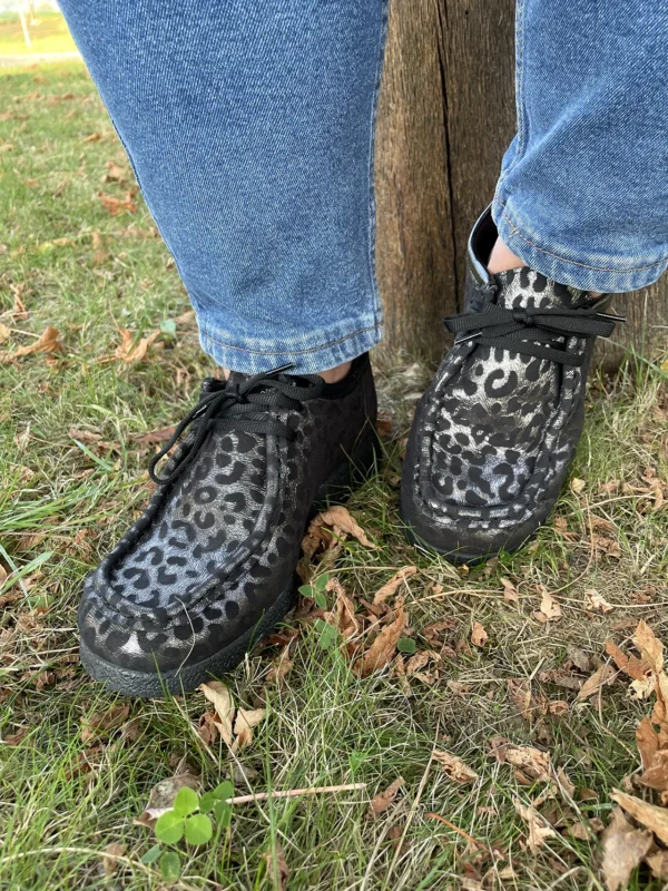 Sebago ženske cipele leopard dezen sivo-crna – prirodna koža, Jesen-Zima 2025 - Image 10