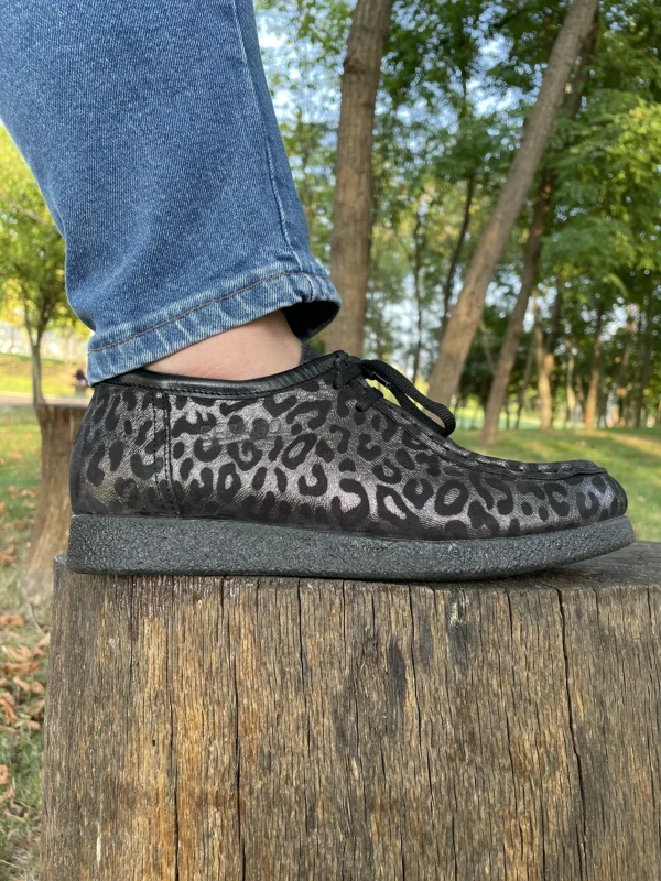 Sebago ženske cipele leopard dezen sivo-crna – prirodna koža, Jesen-Zima 2025 - Image 11
