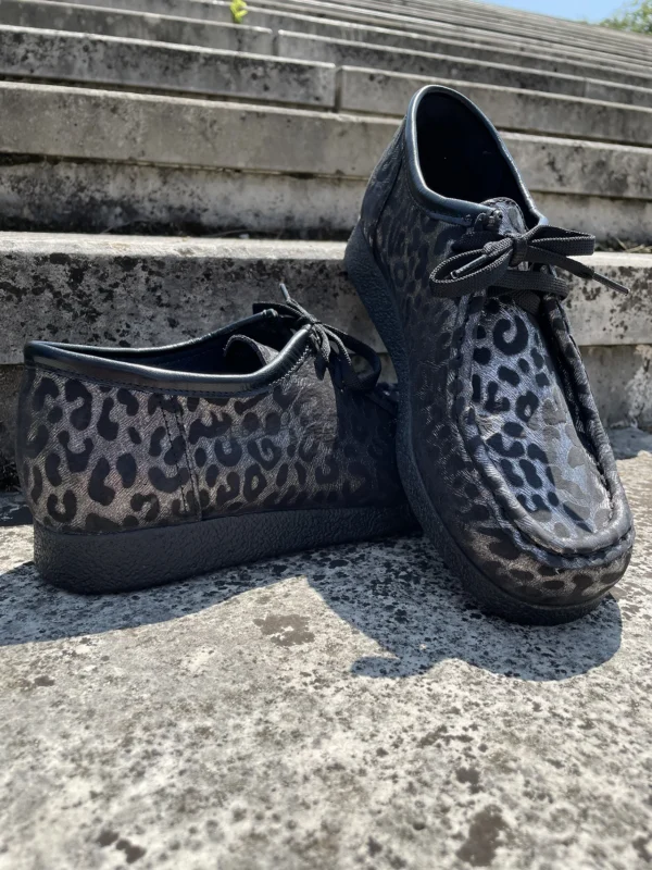 Sebago ženske cipele leopard dezen sivo-crna – prirodna koža, Jesen-Zima 2025 - Image 14