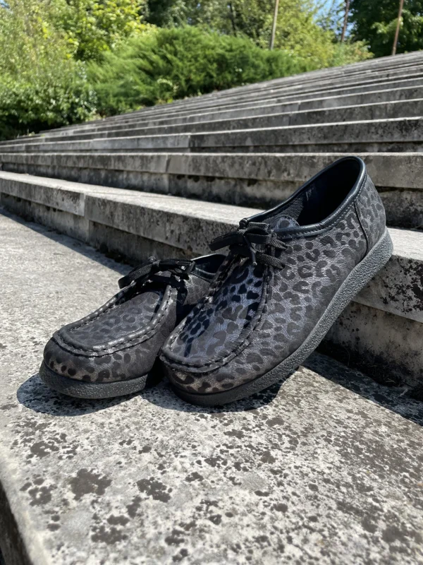 Ženske cipele leopard dezen sivo-crna boja ž Sebago