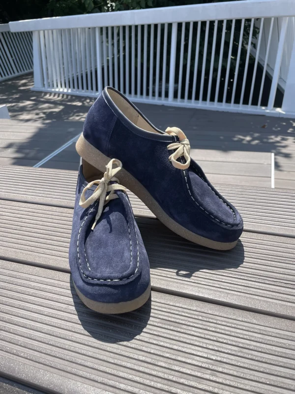 Sebago plave muške cipele Target model od prirodne kože – Jesen Zima 2025 - Image 11