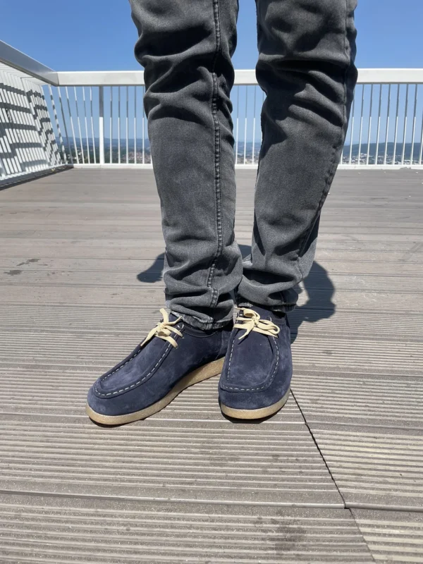 Sebago plave muške cipele Target model od prirodne kože – Jesen Zima 2025 - Image 10