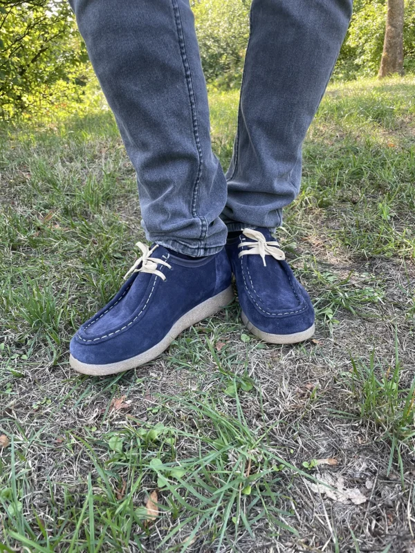 Sebago plave muške cipele Target model od prirodne kože – Jesen Zima 2025 - Image 15