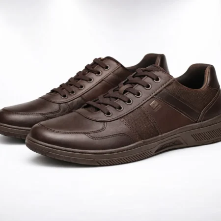 Pegada muške patike smeđe – koža, Easy Fit, Ljeto 2026