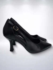 Marco Tozzi crne salonke sa visokom petom - 36