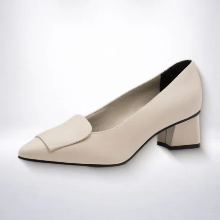 Marco Tozzi bež salonke sa blok petom